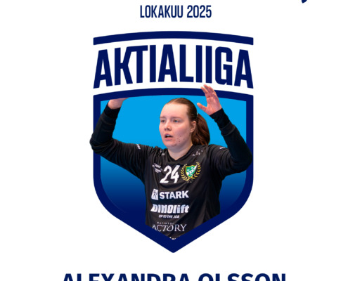 Kuukauden tähtipelaaja 10-2025 Alexandra Olsson