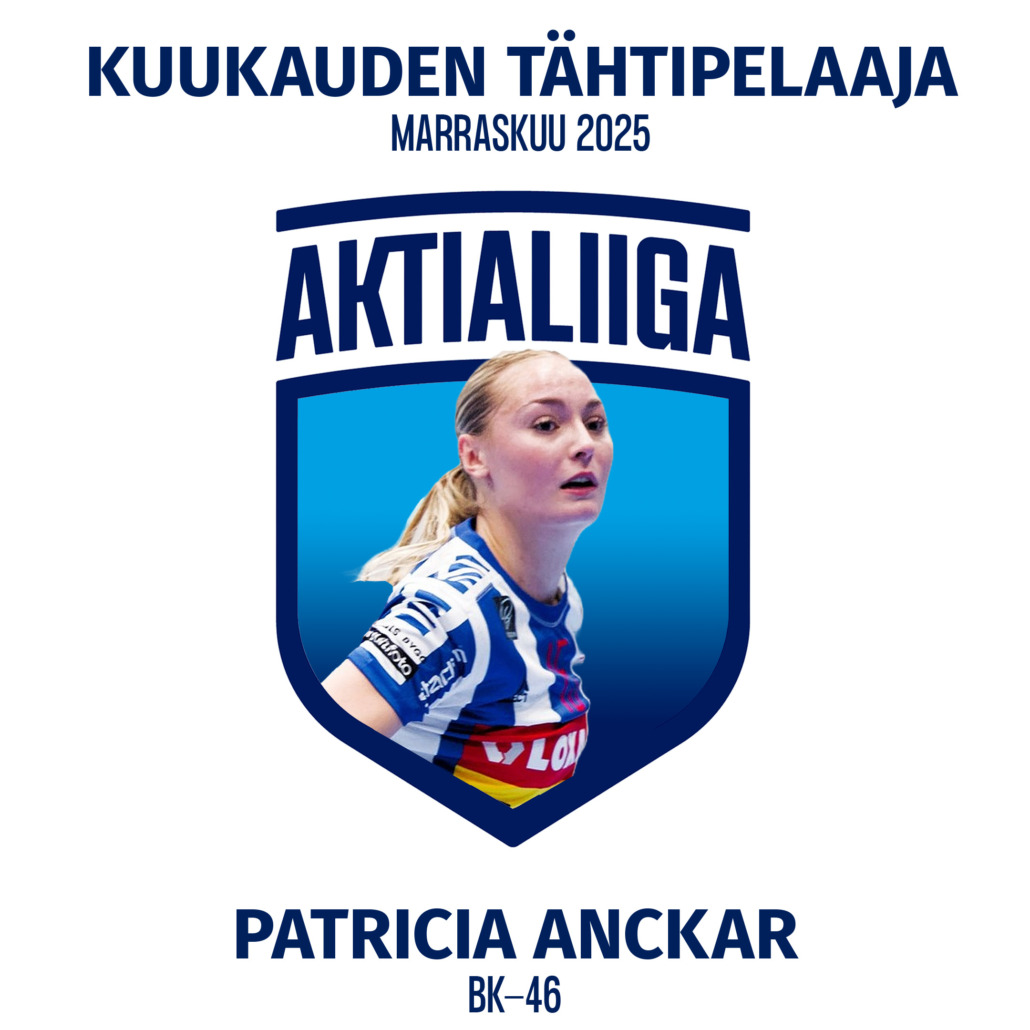 kuukauden tähtipelaaja 2025-26 Patricia Anckar