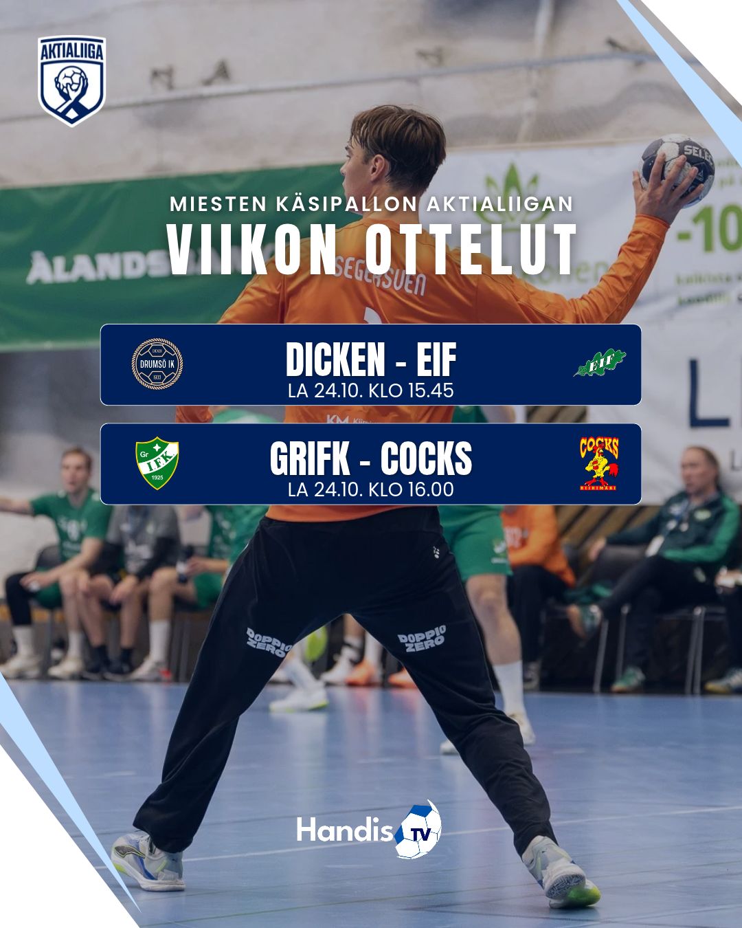 Miesten Aktialiigan viikon 43 ottelut